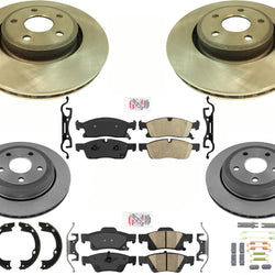 Kit de pastillas de freno de disco para Jeep GRAND CHEROKEE 2011-2021 más grande 350MM