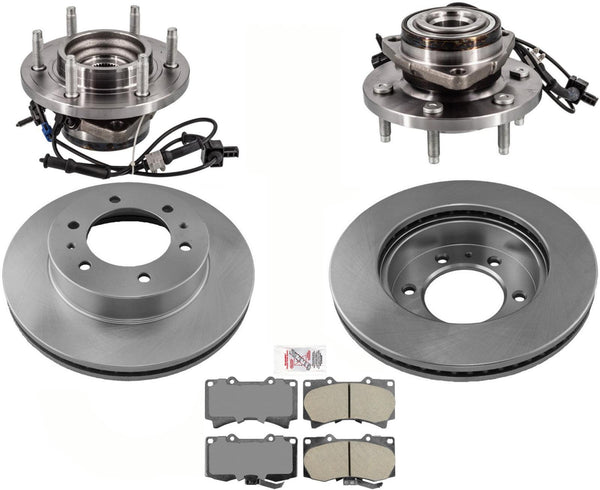 FRONT Left & Right Wheel Hub Bearings For Hummer H3 H3T 2009-2010 REF# 25964890