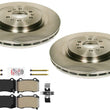 Rear Disc Brake Rotors & Semi Metallic Pads for 2004-2007 Cadillac CTS