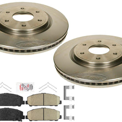Front Disc Brake Rotors & Pads for Nissan Armada from 03/2006