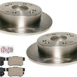 Rotores de freno de disco trasero y pastillas de freno para Honda Accord 1991-1997 1997 Acura CL