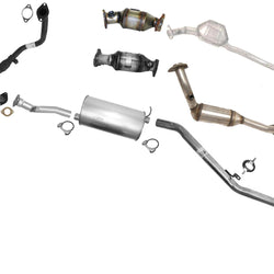 Converters & Resonator Muffler Exhaust System for Nissan Xterra 3.3L 2000-201