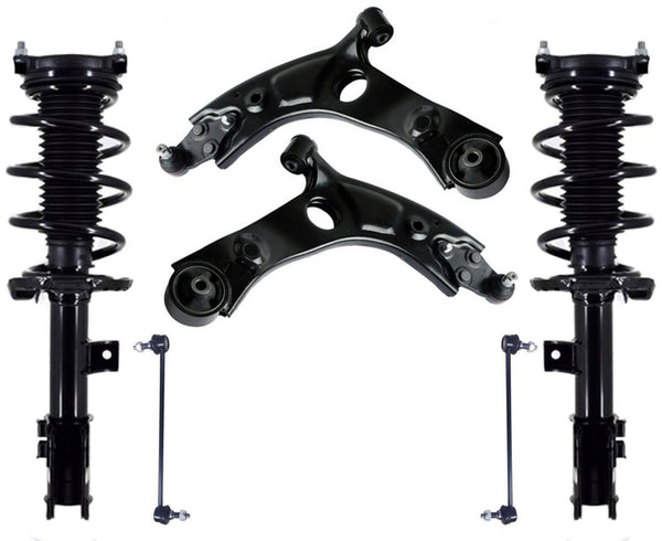 Front Complete Struts Control Arms & Sway Bar Links For 2016-2019 Kia Sorento