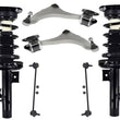 Front Complete Struts Control Arms & Sway Bar Links For Volvo S60 2011-2018