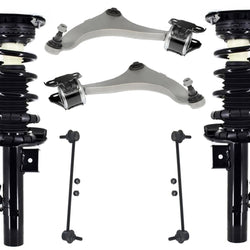 Front Complete Struts Control Arms & Sway Bar Links For Volvo S60 2011-2018