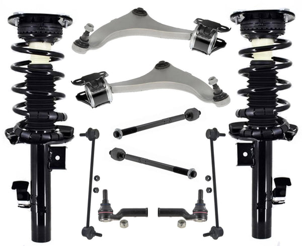 Front Complete Struts Control Arms Tie Rods & Links For Volvo S60 2011-2018