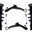 Front Complete Struts Lower Control Arms For 2016-2019 Chevrolet Cruze LT 1.4L