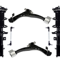 Front Complete Struts & Lower Control Arms For 17-19 Chevrolet Cruze 1.6L LT