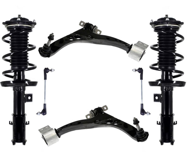 Front Complete Struts Lower Control Arms For 2016-2019 Chevrolet Cruze LT 1.4L