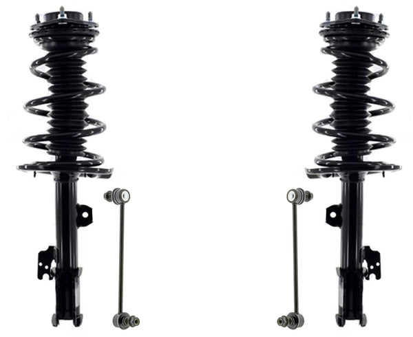 Front Complete Struts & Sway Bar Links For 2014-2019 Toyota Highlander 3.5L