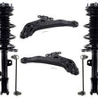 Front Struts Control Arms Tie Rods Links For 2014-2019 Toyota Highlander  2.7L