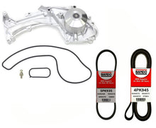 100% All New Engine Water Pump with Engine Fan Belts for Acura 3.5RL 96-04