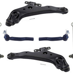 100% New 6pc Kit Front Lower Control Arms Tie Rods Links for Toyota Venza 09-16