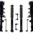 Front Complete Struts Rear Shocks & Links For 2014-2019 Toyota Highlander 2.7L