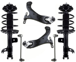 Front Struts Control Arms Tie Rods & Links For Camry XLE 18-23 Front Whel Drive