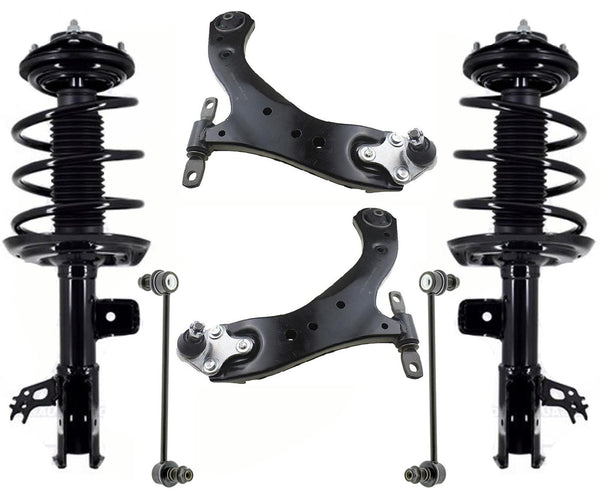 Front Struts Control Arms & Links For Camry XLE 2018-23 Front Wheel Drive 2.5L