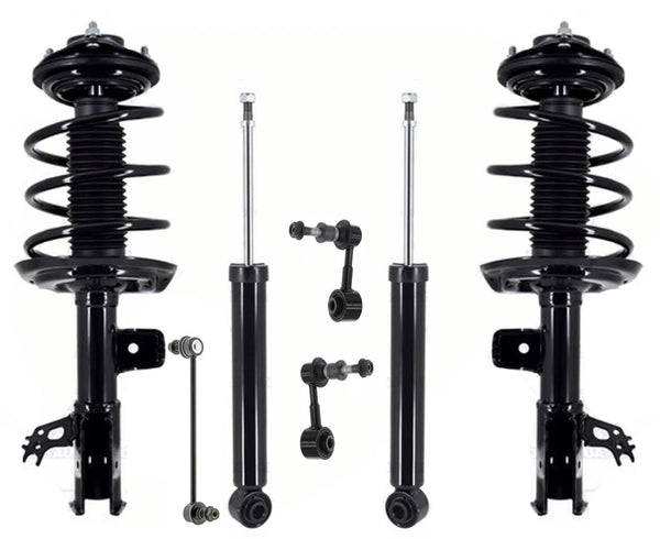 Front Complete Struts Rear Shocks & Links For 2018 19 2023 Camry XSE 2.5L 3.5L