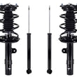 Front Complete Struts Assembly & Rear Shocks For 2018-2022 Honda Accord 1.5L