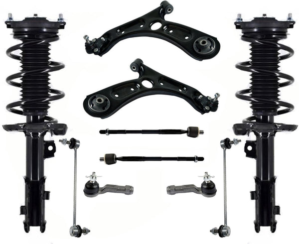 Front Struts Control Arms Links For 17-19 Elantra Sport 1.6 Turbo Korean Built