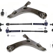 Brazos de control delanteros, varillas de amarre y enlaces exteriores interiores para Subaru Crosstrek 2013-2017