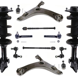 Front Complete Struts Control Arms Tie Rods Links For 13-2017 Subaru Crosstrek