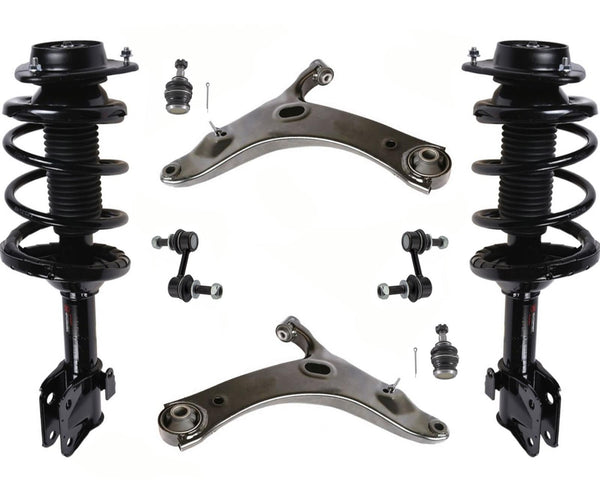 Front Complete Struts Control Arms & Links For 2013-2017 Subaru Crosstrek