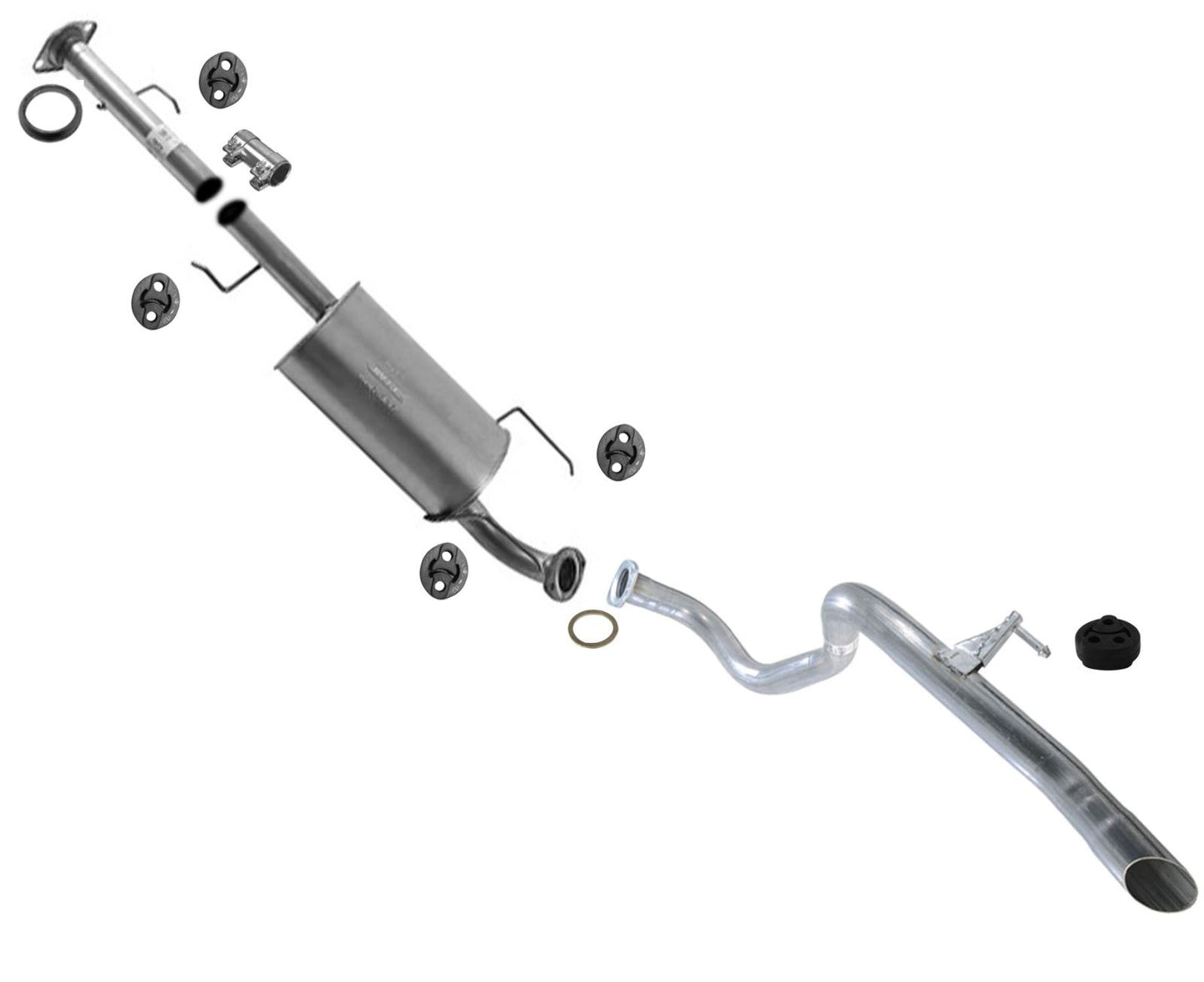 for 07-2012 FJ 4.0L All Exhaust Muffle Pipe system OE Style
