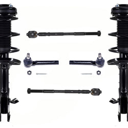 Front Complete Struts Inner & Outer Tie Rods For 2018-2020 Subaru Crosstrek