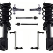 Front Complete Struts Inner Outer Tie Rod Links For 2015-2023 Ford Mustang 3.7L