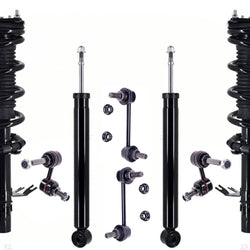 Front Struts Rear Shocks & Links For 14-2017 Infiniti QX70 3.7L All Wheel Drive