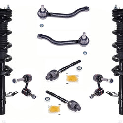 Front Struts Tie Rods & Links For 14-2017 Infiniti QX70 3.7L All Wheel Drive