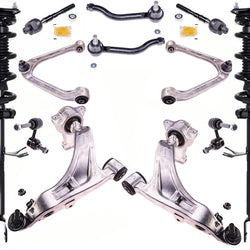 Front Struts Control Arms Links For 14-2017 Infiniti QX70 3.7L Rear Wheel Drive