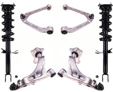 Front Struts Upper & Lower Control Arms For 14-17 QX70 3.7L Rear Wheel Drive