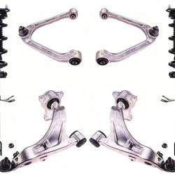 Front Struts Upper & Lower Control Arms For 14-17 QX70 3.7L Rear Wheel Drive