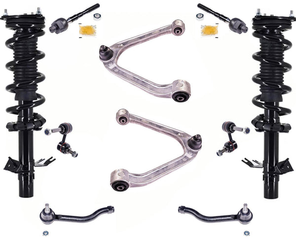 Front Struts Upper Control Arms Links For 2014-2017 QX70 3.7L All Wheel Drive