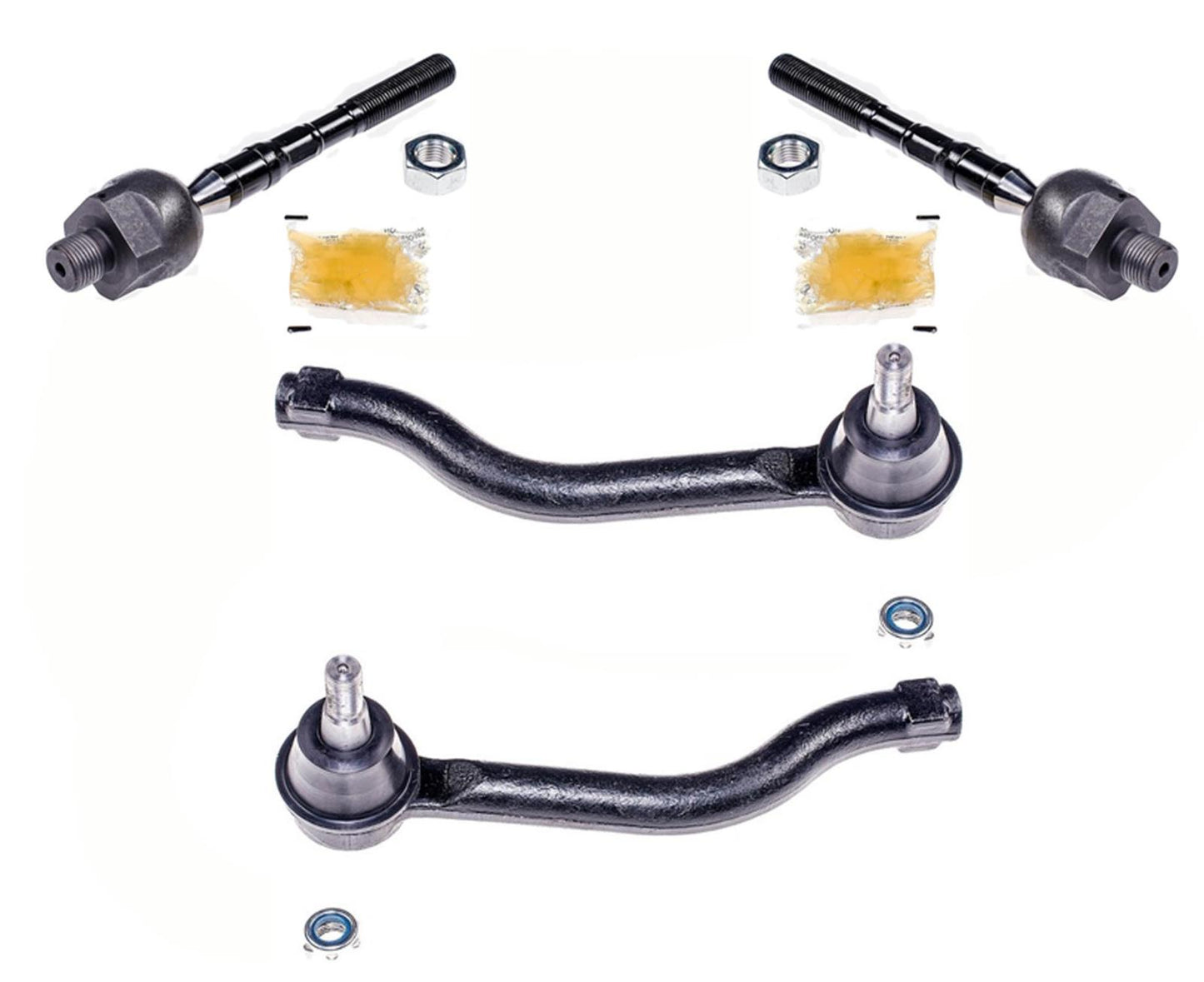 Varillas de amarre exteriores interiores delanteras izquierda y derecha para Infiniti QX70 2014-2020