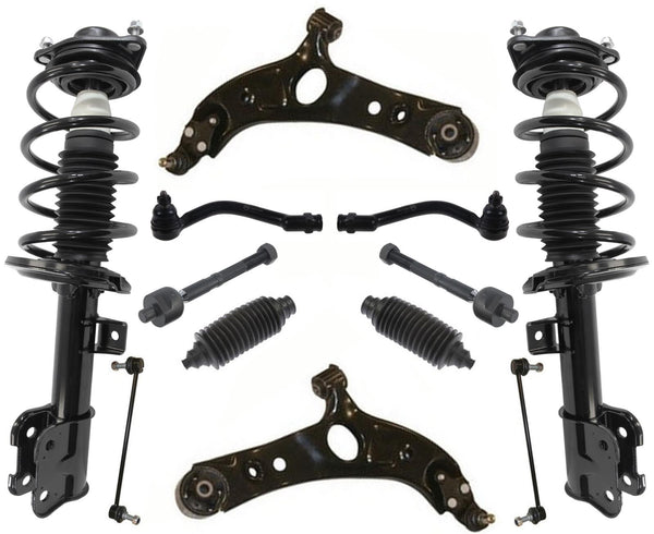 Front Lower Control Arms Bushings Ball Jnt Fits For 15-18 Hyundai Santa Fe 10pc