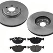 Pastillas de rotor de freno de disco delantero para motor BMW X6 4.4L 2008-2017 34116771982