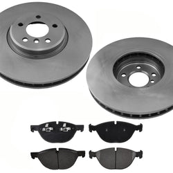 Pastillas de rotor de freno de disco delantero para motor BMW X6 4.4L 2008-2017 34116771982