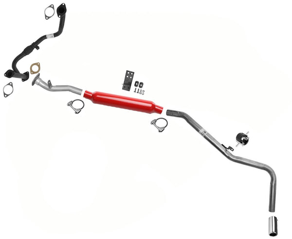 Tubo de escape silenciador Cherry Bomb de rendimiento para Nissan 00-02 Xterra 4X4 3.3L