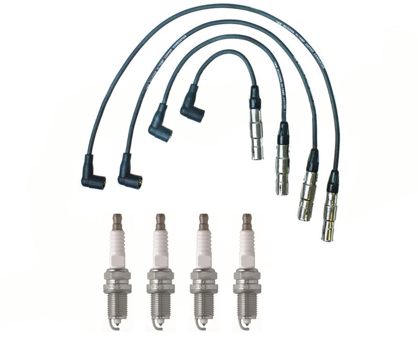 Se adapta a cables de encendido y bujías Bosch de Volkswagen Beetle 2.0L 2001-2005.