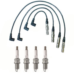 Cables de encendido Bujías Bosch Double Platinum para Volkswagen Jetta 2.0L 01-05