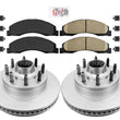 Front Ceramic Pads & Coated Rotors FOR FORD E150 E250 E350 2008-2021 SUPER DUTY