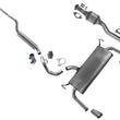 Rear Catalytic Converter Pipes Dual Muffler for Ford Escape 17-19 1.5L 2.0 2.5L