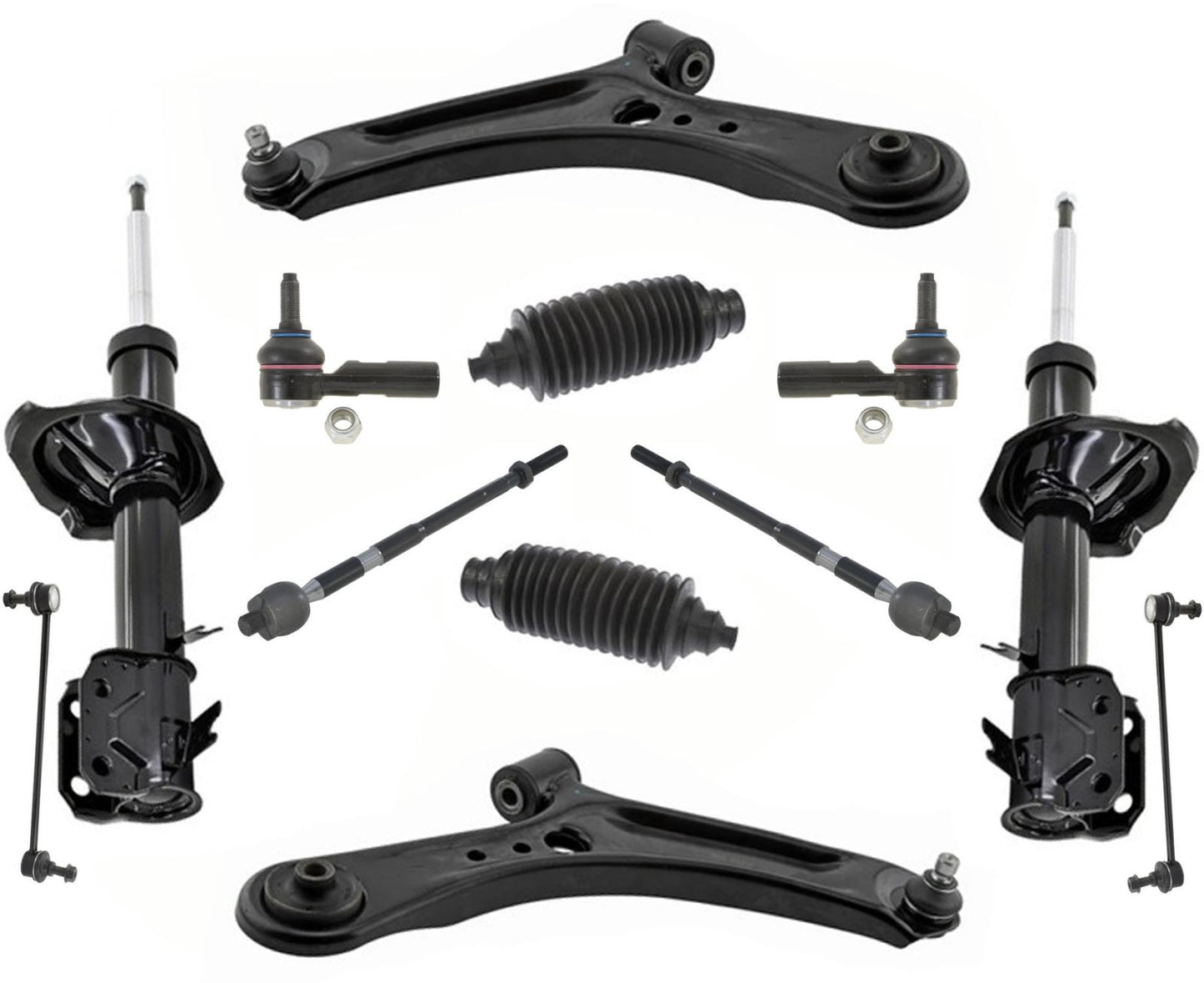 Kit de eslabones de barra estabilizadora con brazo de control inferior y rótula para SX4 Base 2007-14
