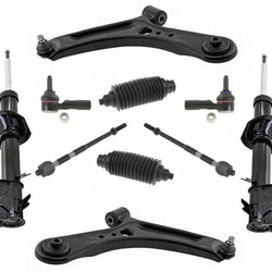 Lower Control Arm & Ball Joint Tie Rods Sway Bar Links Kit for SX4 Base 2007-14