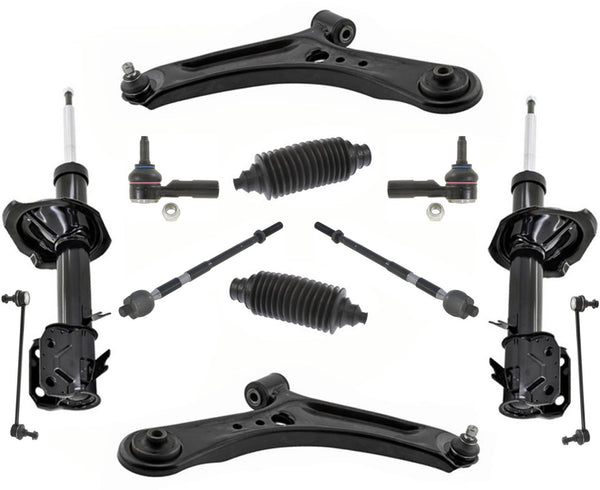 Lower Control Arm & Ball Joint Tie Rods Sway Bar Links Kit for SX4 Crossover