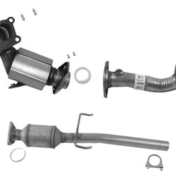 Front & Rear Catalytic Converter Pipe Gaskets for Mazda CX7 2.3L Turbo 07-09