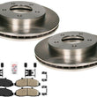 Front Brake 5 Hole Rotors Pads ALL WHEEL DRIVE ONLY 4x4 for Ford F150 97-03