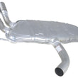Silenciador trasero de escape para Audi A3 2009-2013 con tracción delantera 8P0-253-609G